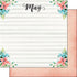 Calendar Memories Collection May 12 x 12 Double-Sided Scrapbook Paper by Scrapbook Customs