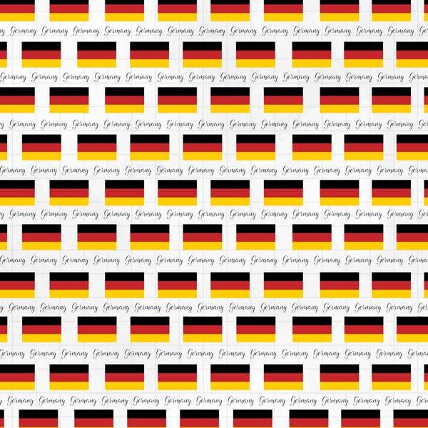 Travel Adventure Collection Germany Border 12 x 12 Double-Sided Scrapbook Paper by Scrapbook Customs - Scrapbook Supply Companies