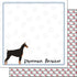 Puppy Love Collection Doberman Pinscher 12 x 12 Double-Sided Scrapbook Paper by Scrapbook Customs