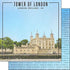 Travel Coordinates Collection Tower of London, London, England, UK 12 x 12 Double-Sided Scrapbook Paper by Scrapbook Customs