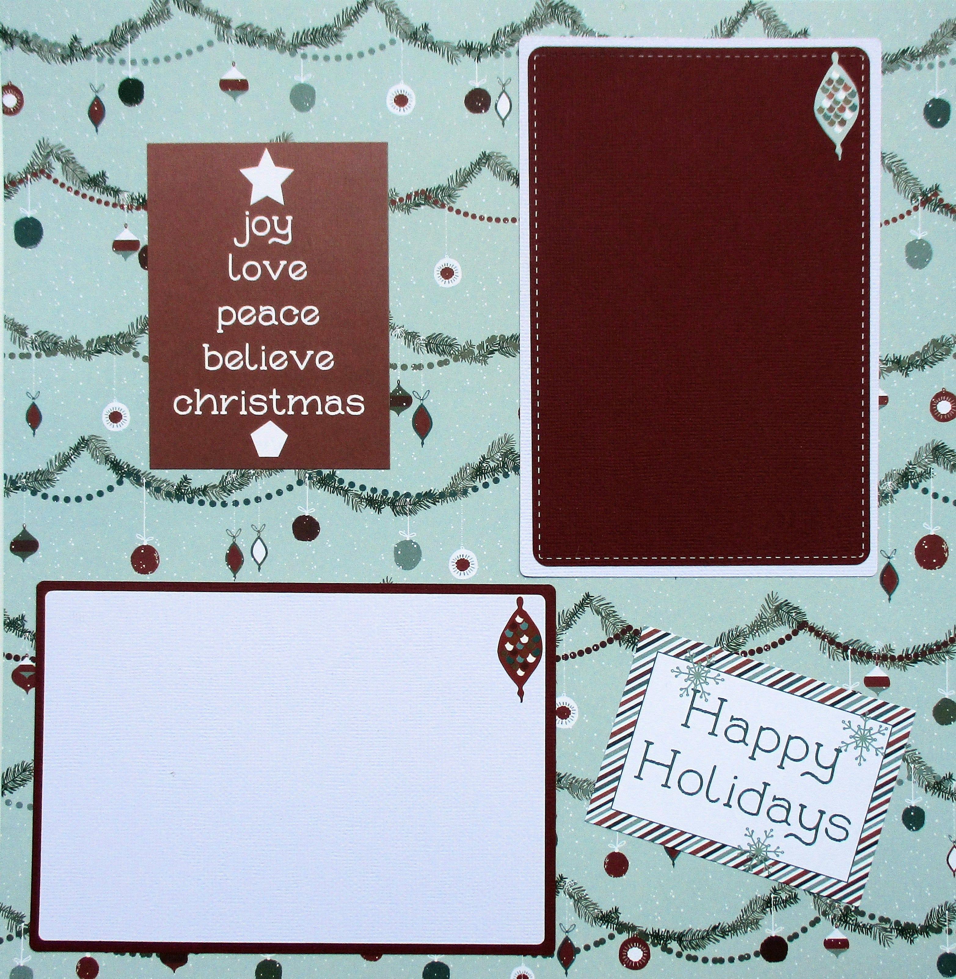 SSC Designs | Wonderful Winter Winter Christmas Scrapbook Paper