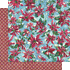 Let it Snow Collection Poinsettia Parade 12 x 12 Double-Sided Scrapbook Paper by Graphic 45