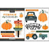 Pumpkin Collection Pumpkin Picking Patch 6 x 8 Double-Sided Scrapbook Sticker Sheet by Scrapbook Customs - Scrapbook Supply Companies