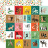 Animal Kingdom Collection Alphabet Squares 12 x 12 Double-Sided Scrapbook Paper by Echo Park Paper