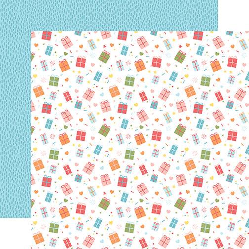 Birthday Girl Collection Gifts Galore 12 x 12 Double-Sided Scrapbook Paper by Echo Park Paper