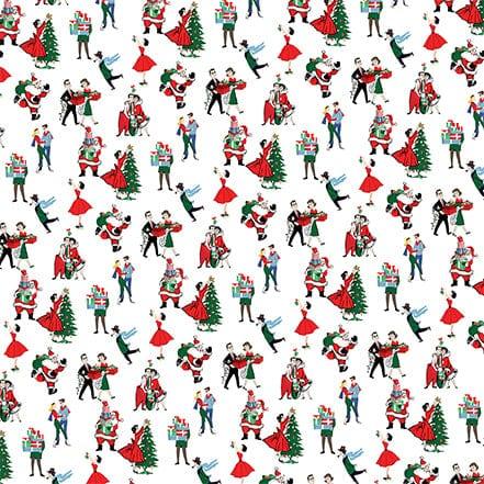 Merry Christmas Collection Christmas Prep 12 x 12 Double-Sided Scrapbook Paper by Carta Bella - Scrapbook Supply Companies