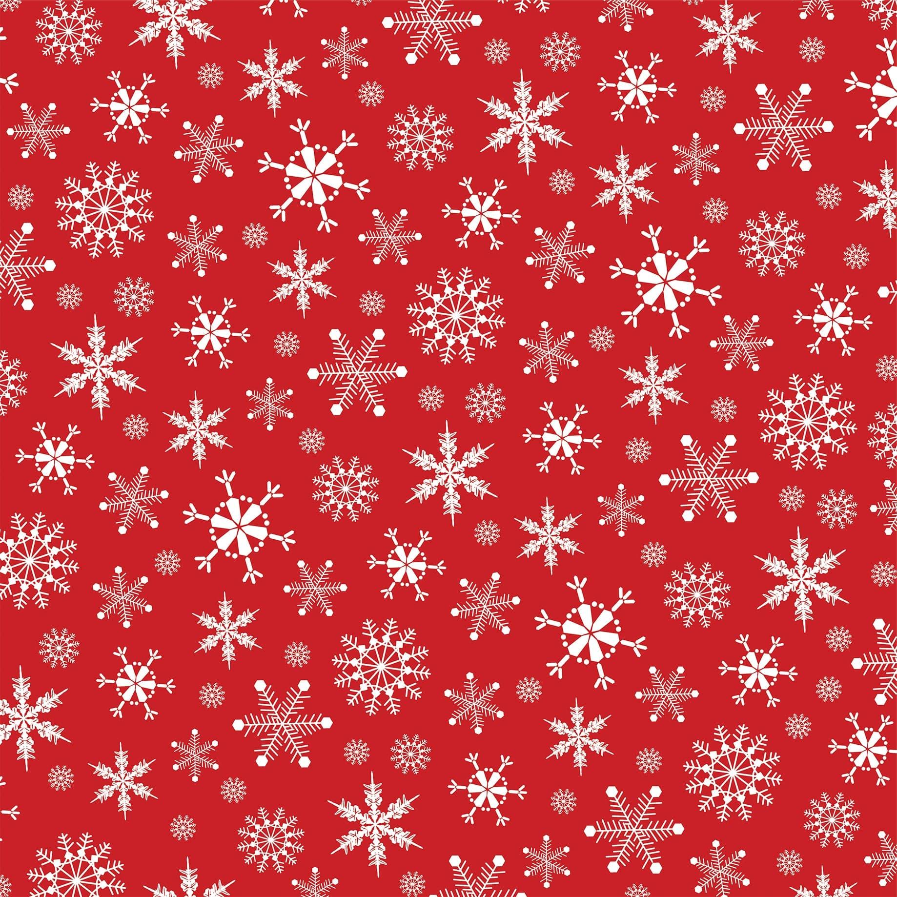 White Christmas Collection White Christmas 12 x 12 Double-Sided Scrapbook Paper by Carta Bella - Scrapbook Supply Companies