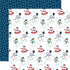 White Christmas Collection Welcoming Snow 12 x 12 Double-Sided Scrapbook Paper by Carta Bella