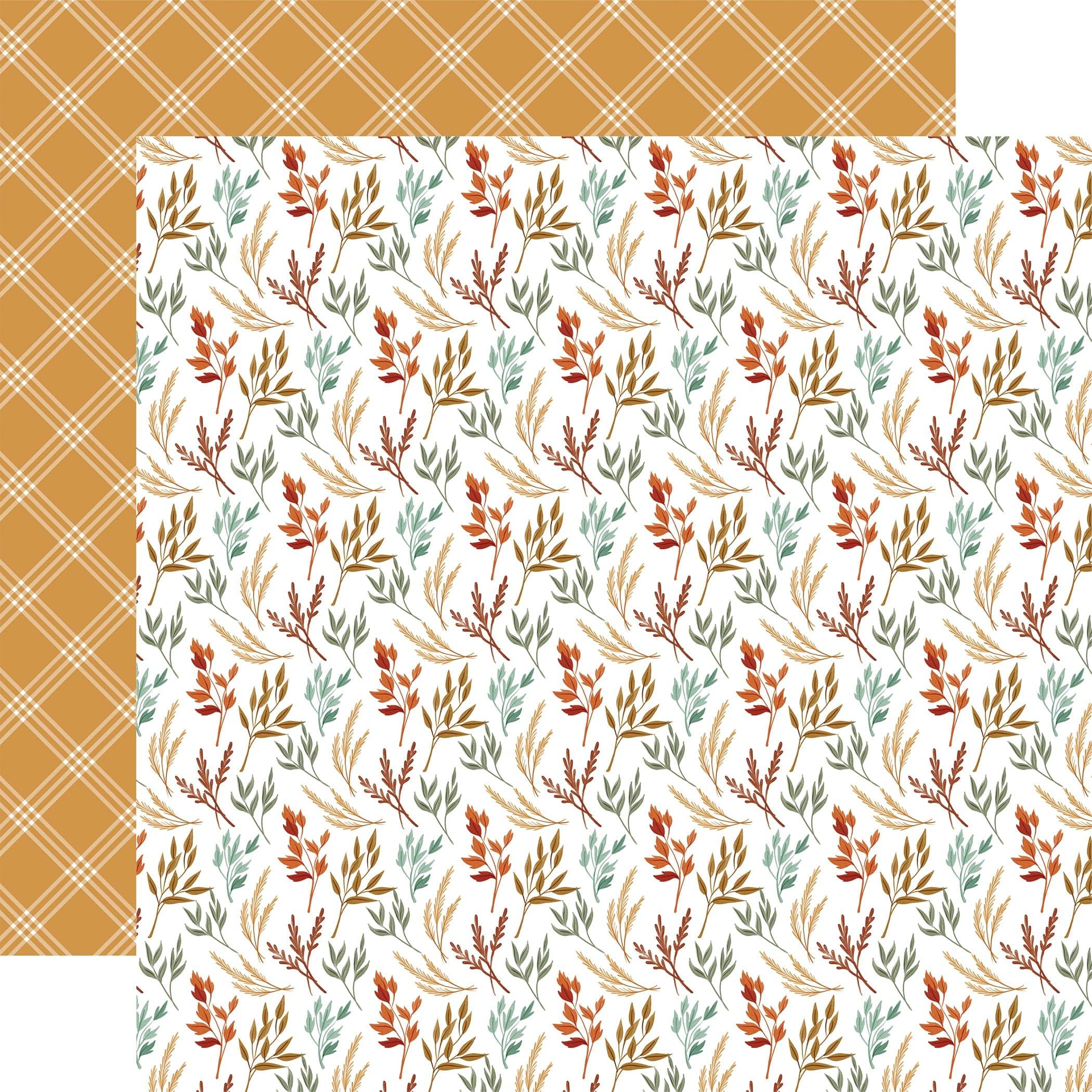 Welcome Fall Collection Autumn Whisps 12 x 12 Double-Sided Scrapbook Paper by Carta Bella