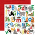 Zoo Adventure Collection Animal Alphabet 12 x 12 Double-Sided Scrapbook Paper by Carta Bella