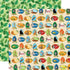 Zoo Adventure Collection Zoo Crew 12 x 12 Double-Sided Scrapbook Paper by Carta Bella