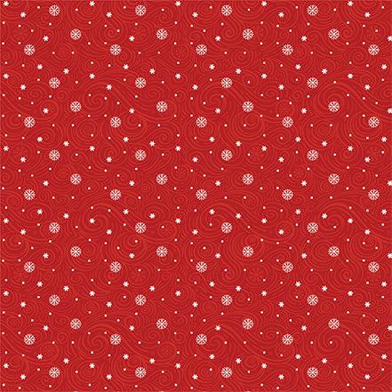 Christmas Magic Collection Pretty Poinsettias 12 x 12 Double-Sided Scrapbook Paper by Echo Park Paper - Scrapbook Supply Companies