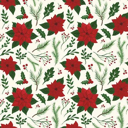 Here Comes Santa Claus Collection Merry & Bright 12 x 12 Double-Sided Scrapbook Paper by Echo Park Paper - Scrapbook Supply Companies