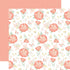 It's A Girl Collection Blushing Blooms 12 x 12 Double-Sided Scrapbook Paper by Echo Park Paper