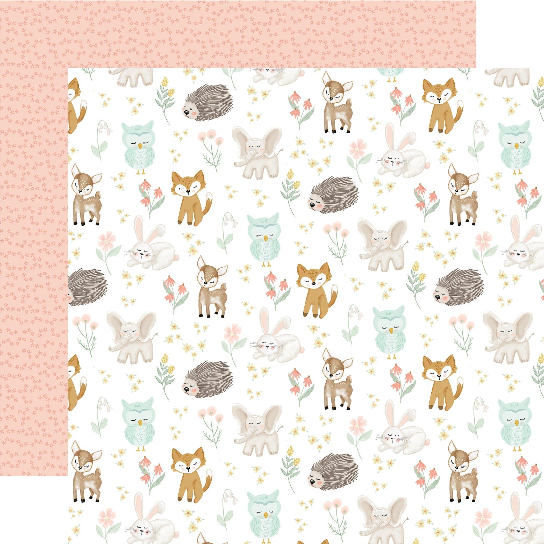 It's A Girl Collection Dreamland 12 x 12 Double-Sided Scrapbook Paper by Echo Park Paper