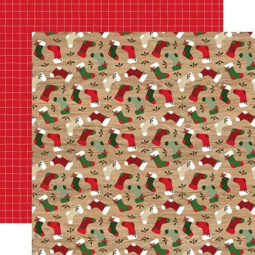 Jingle All The Way Collection By The Chimney 12 x 12 Double-Sided Scrapbook Paper by Echo Park Paper