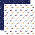 Little Dreamer Boy Collection Planes Palooza 12 x 12 Double-Sided Scrapbook Paper by Echo Park Paper