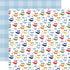 Little Dreamer Boy Collection Hello Helicopter 12 x 12 Double-Sided Scrapbook Paper by Echo Park Paper