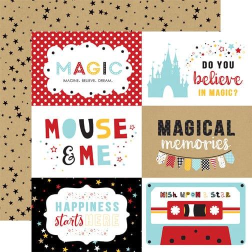 Magical Adventure 2 Collection 6x4 Journaling Cards 12 x 12 Scrapbook Paper by Echo Park Paper