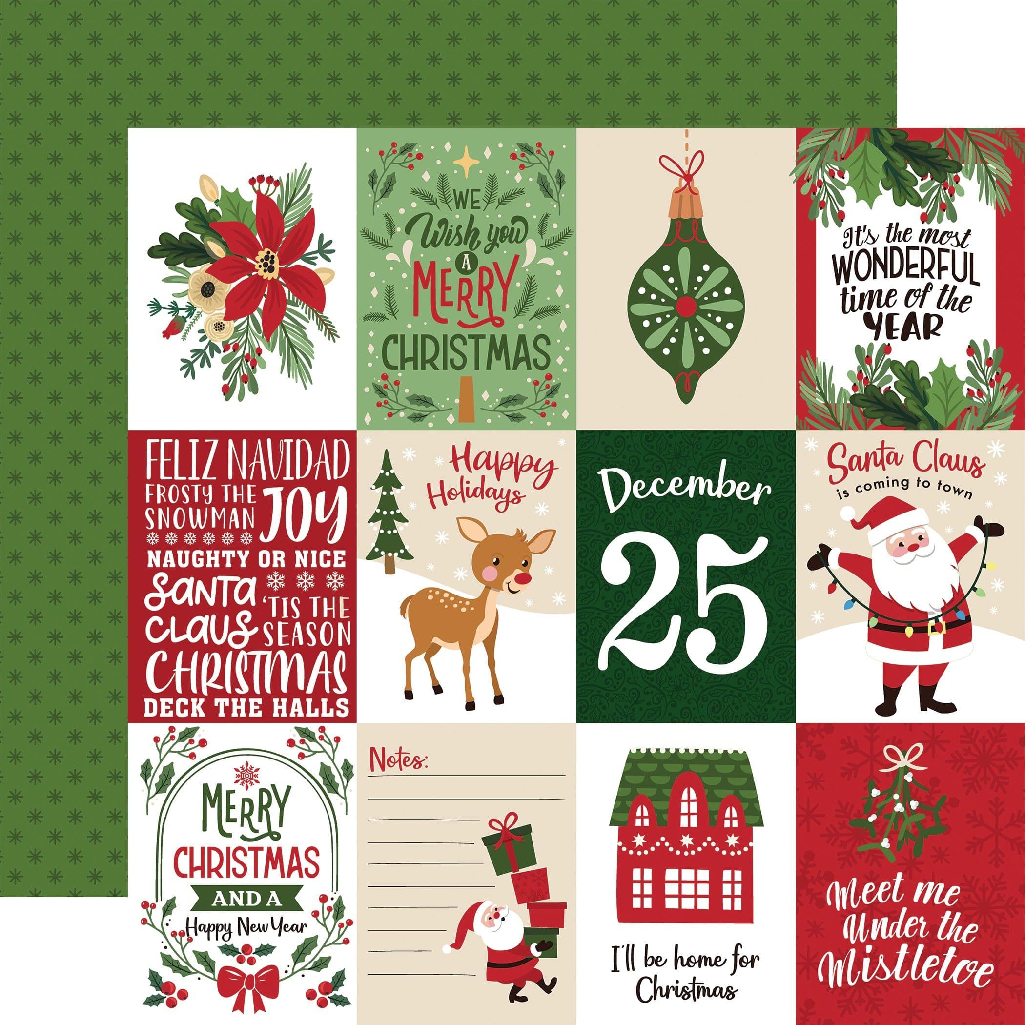 The Magic of Christmas Collection 12 x 12 Scrapbook Paper & Sticker Pack by Echo Park Paper - Scrapbook Supply Companies