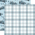 The Magic of Winter Collection Cold Plaid 12 x 12 Double-Sided Scrapbook Paper by Echo Park Paper