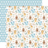 Our Baby Boy Collection Wild Animals 12 x 12 Double-Sided Scrapbook Paper by Echo Park Paper