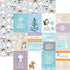 Snow Much Fun Collection Stay Cool Tags 12 x 12 Double-Sided Scrapbook Paper by Paper House Productions