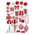 Peppermint Christmas Collection Laser Cut Ephemera Embellishments by SSC Designs