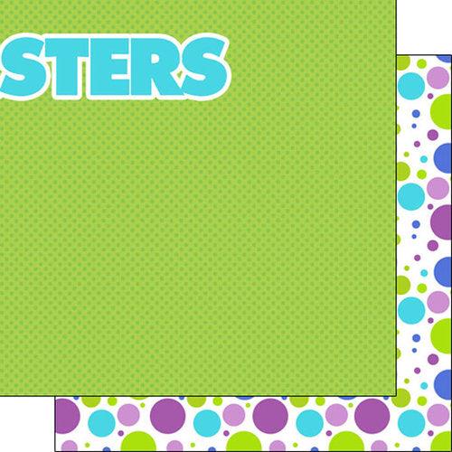 Disneyana Monsters Collection Monster Right 12 x 12 Double-Sided Scrapbook Paper by Scrapbook Customs