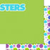 Disneyana Monsters Collection Monster Right 12 x 12 Double-Sided Scrapbook Paper by Scrapbook Customs