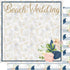 Seaside Wedding Collection Beach Wedding 12 x 12 Double-Sided Scrapbook Paper by SSC Designs