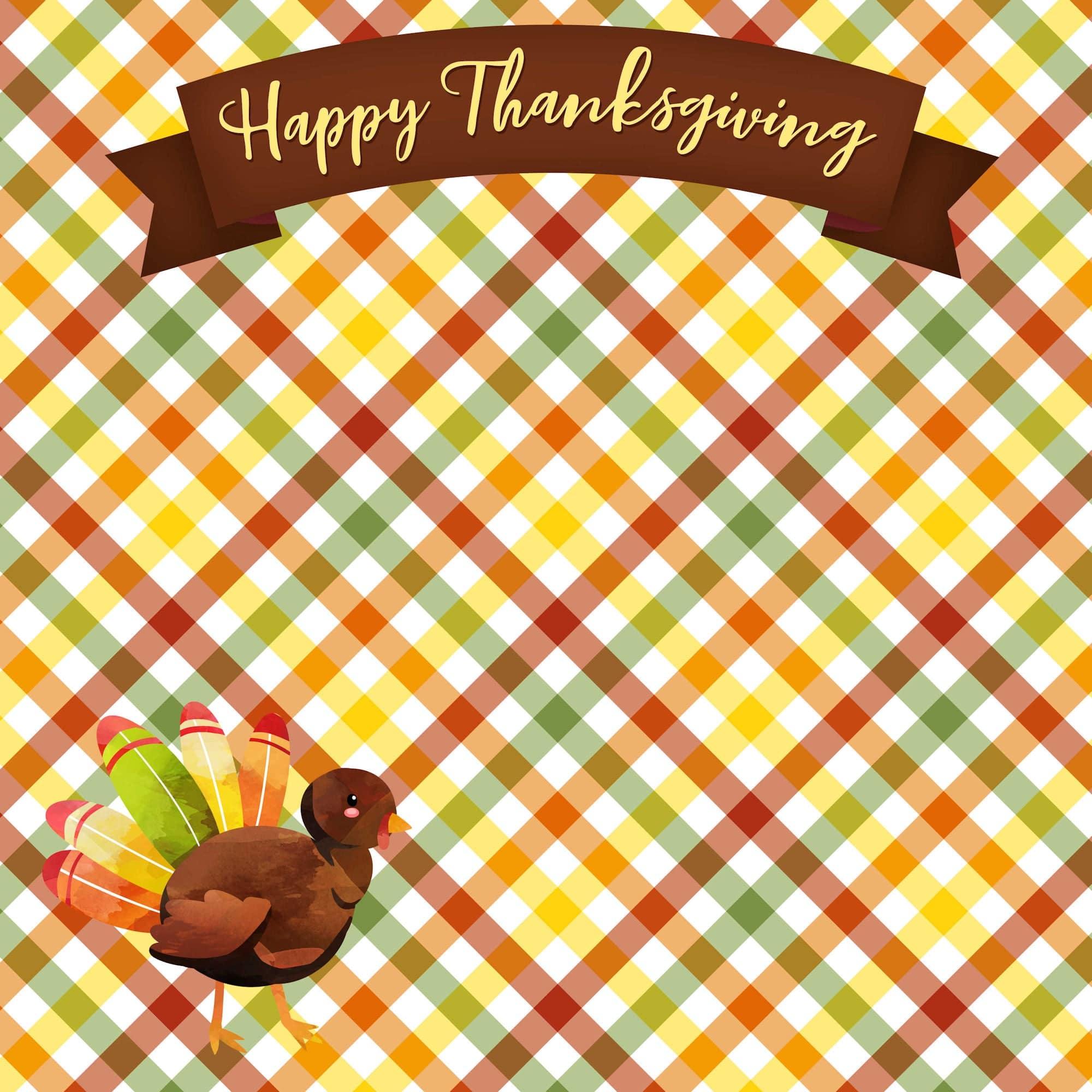 Turkey Time Collection Give Thanks 12 x 12 Double-Sided Scrapbook Paper by SSC Designs - Scrapbook Supply Companies