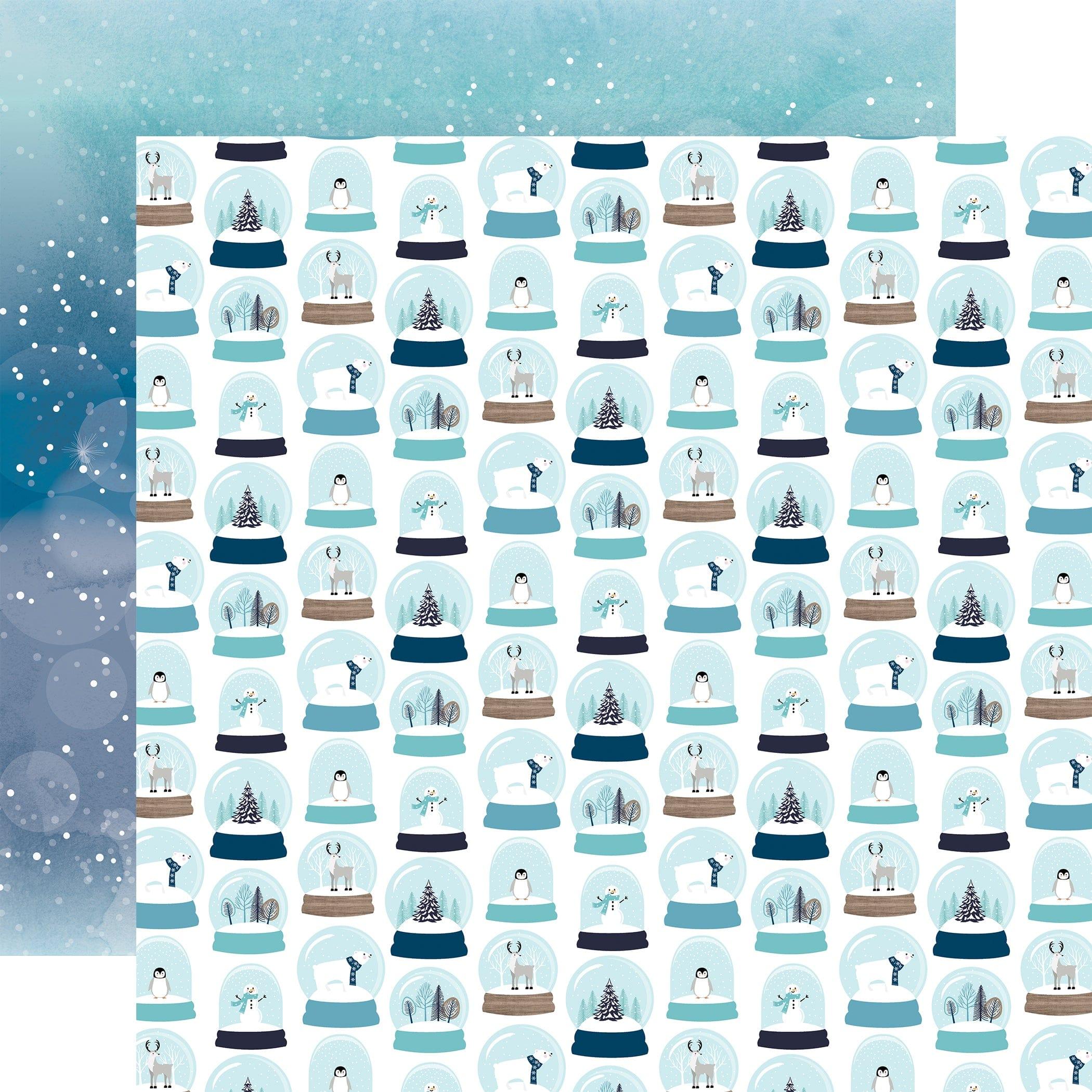 Winter Magic Collection Let It Snow 12 x 12 Double-Sided Scrapbook Paper by Echo Park Paper