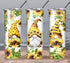 Gnomes And Sunflowers 30 oz. Straight Skinny Tumbler by SSC Designs - Scrapbook Supply Companies